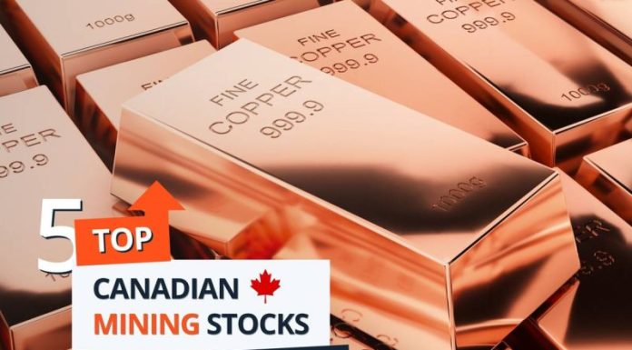 Top 5 Canadian Mining Stocks This Week: Vangaurd Mining Gains 141 Percent