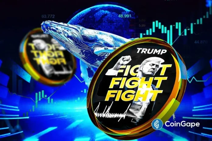 Trump Coin price crashed for two consecutive days, and is nearing a crucial support level. Falling below that level risks it plunging to a record low. In addition to its technicals, falling futures open interest, waning whale demand, and increased tokens in circulation presents a major risk for the Trump meme coin. Trump Coin Price
The post <a href="https://coingape.com/markets/trump-coin-price-at-risk-of-a-16-dive-as-open-interest-whale-selling-intensify/">Trump Coin Price at Risk of a 16% Dive as Open Interest, Whale Selling Intensify</a> appeared first on <a href="https://coingape.com/">CoinGape</a>.
