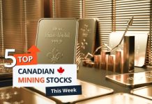 Top 5 Canadian Mining Stocks This Week: Sirios Resources Gains 120 Percent