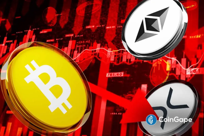 The crypto market extended losses ahead of Christmas as Bitcoin, Ethereum, and XRP slipped further in value. The total crypto market capitalization declined 0.64% within 24 hours, to $2.94 trillion. Bitcoin price hovers below $87,000 and Ethereum is below $3,000. XRP is trading below the $2 mark, indicating that it remains weak. The mood of
The post <a href="https://coingape.com/markets/why-bitcoin-ethereum-and-xrp-prices-are-down-today-24-dec/">Why Bitcoin, Ethereum And XRP Prices Are Down Today? (24 Dec)</a> appeared first on <a href="https://coingape.com/">CoinGape</a>.